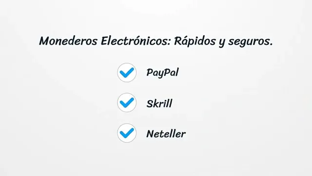 metodos de pago: cómo es y dónde jugar